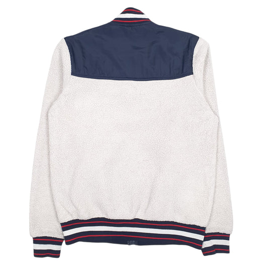 Mens White Champion  Full Zip Jumper