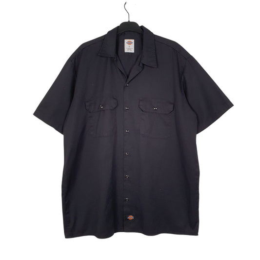 Mens Black Dickies  Short Sleeve Shirt
