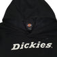 Mens Black Dickies Spellout Hoodie Jumper
