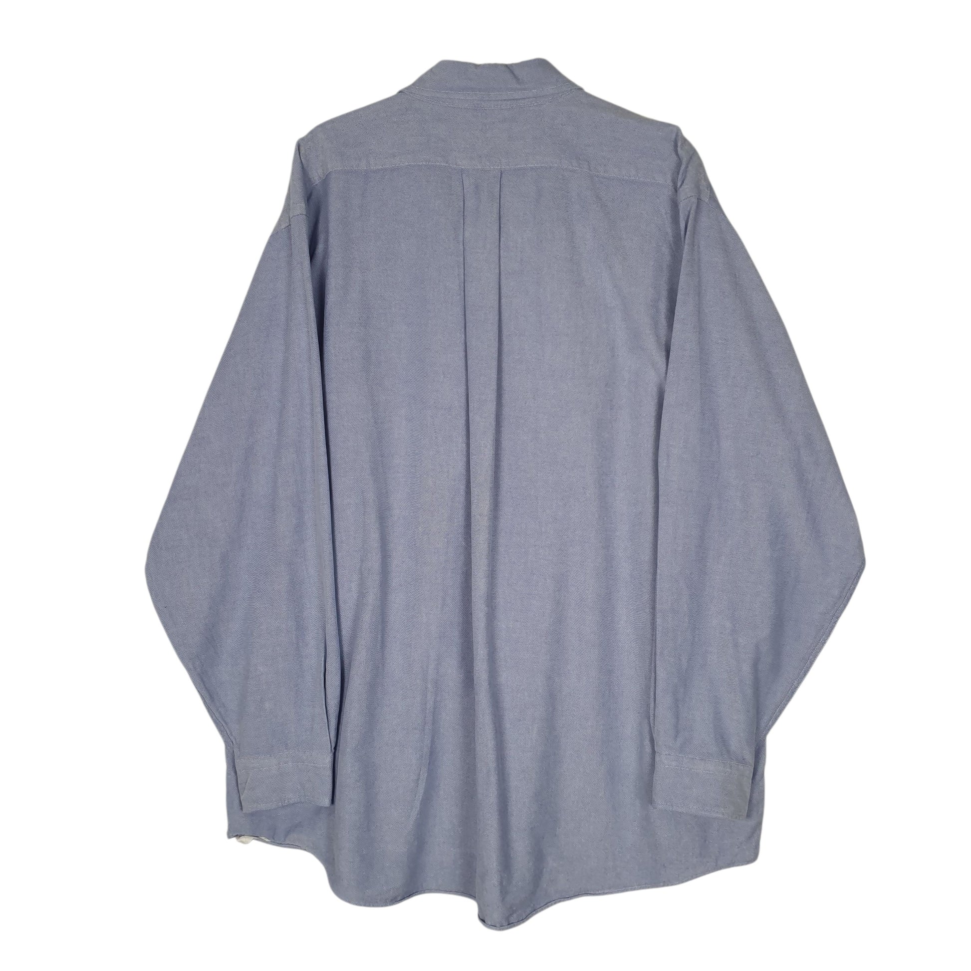 Mens Blue L.L.Bean Vintage 90s  Shirt