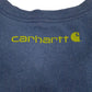 Mens Blue Carhartt K195 413 Spellout  T Shirt