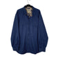 Mens Navy L.L.Bean Thick Shacket Jacket Long Sleeve Shirt