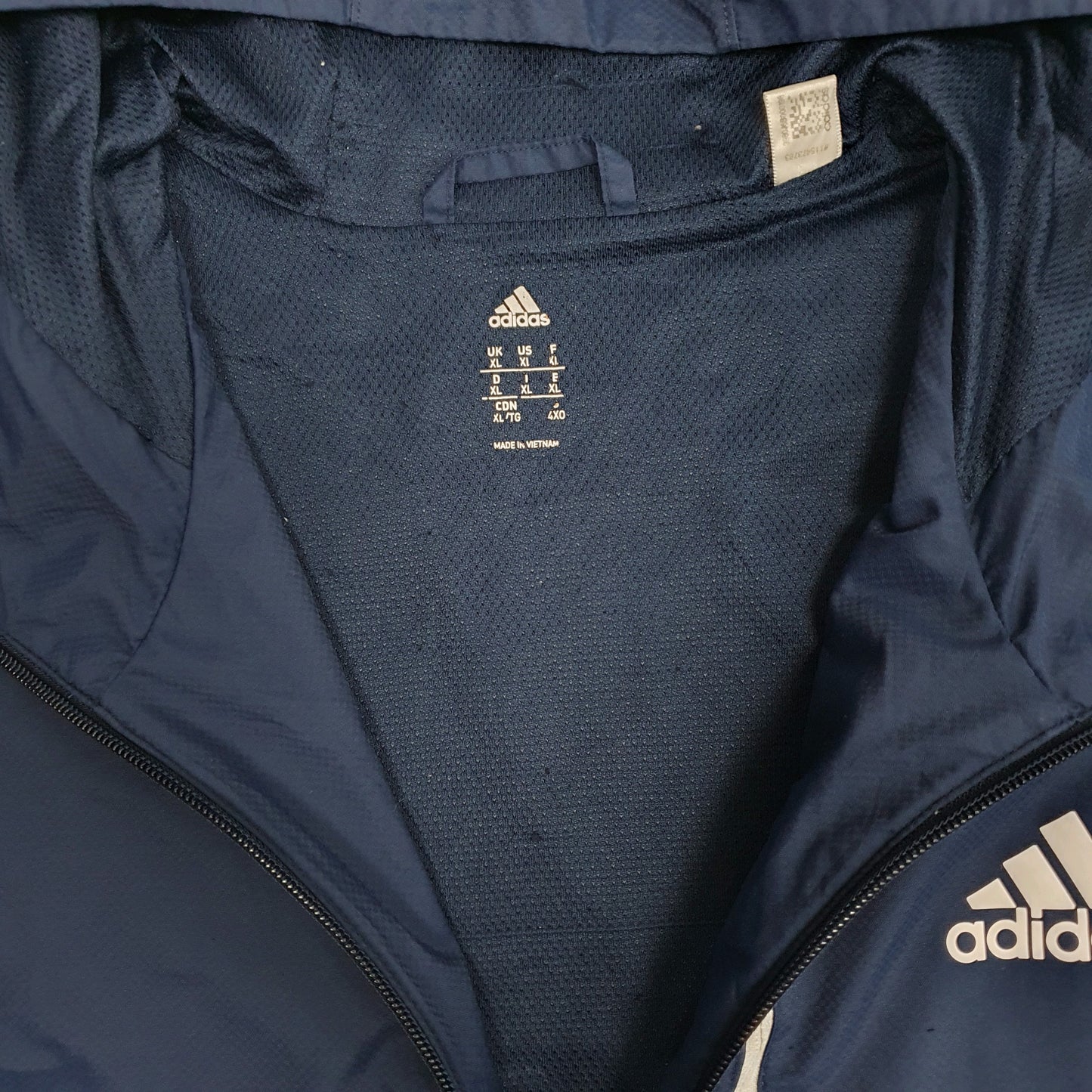 Mens Navy Adidas   Coat
