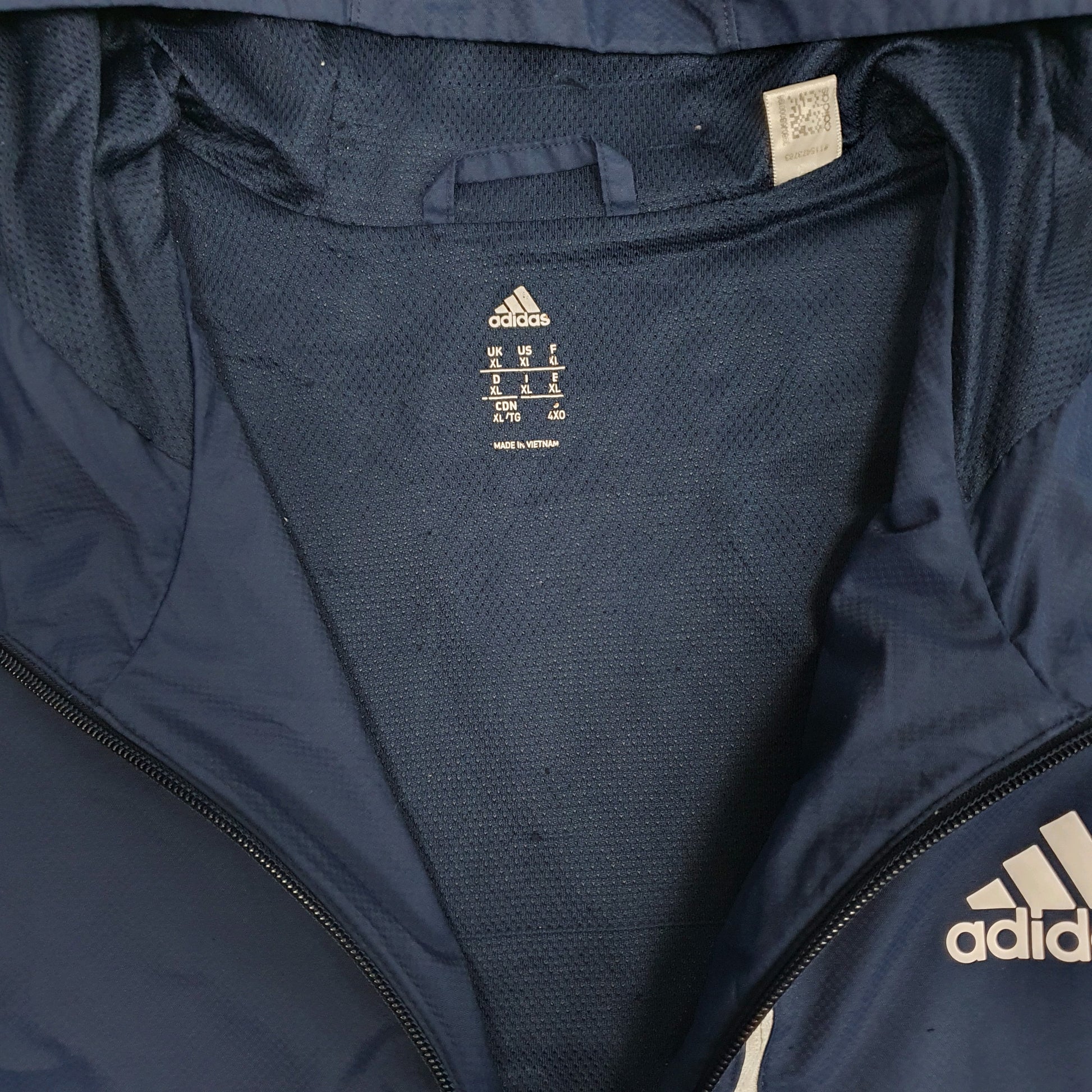 Mens Navy Adidas   Coat