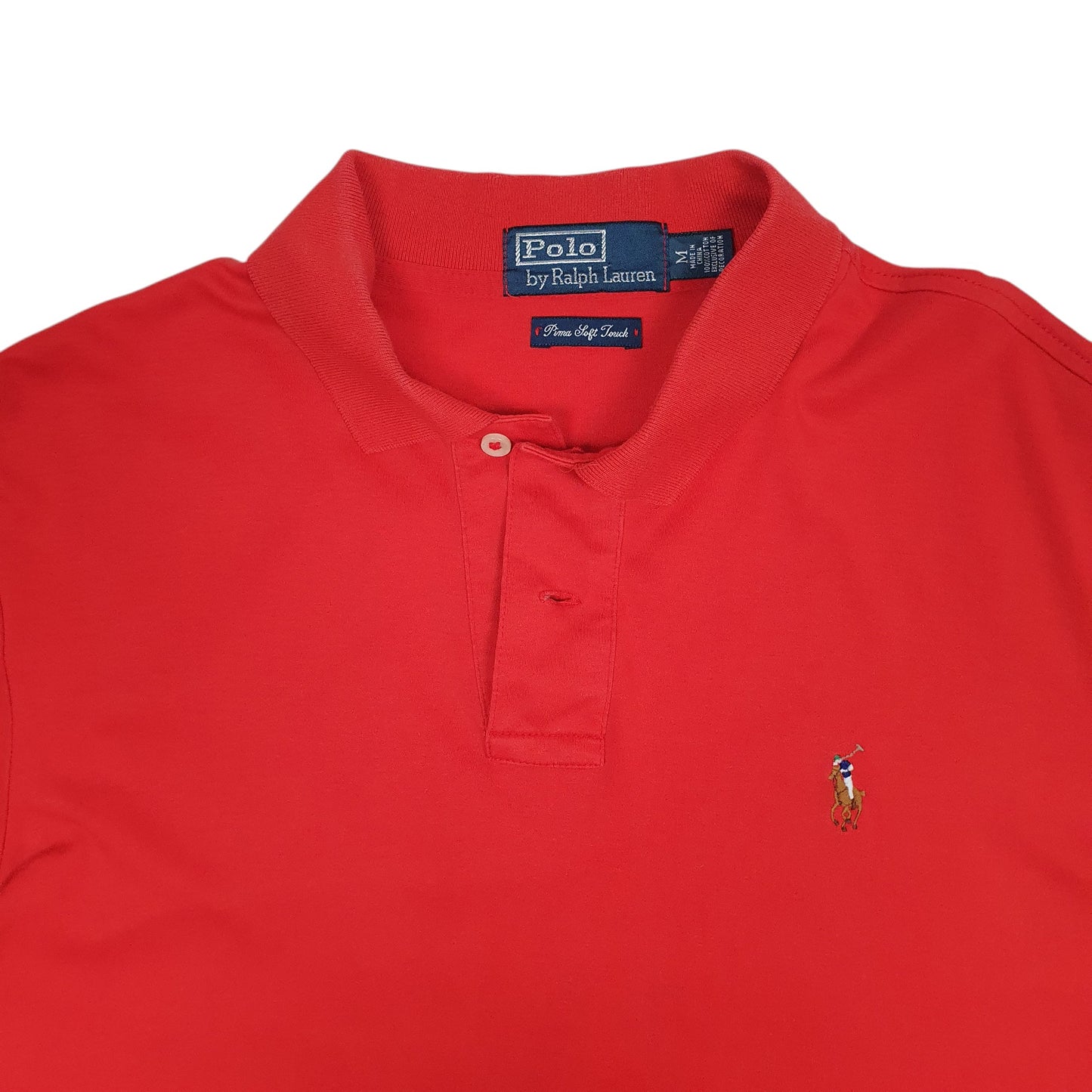 Mens Red Polo Ralph Lauren   Polo Shirt