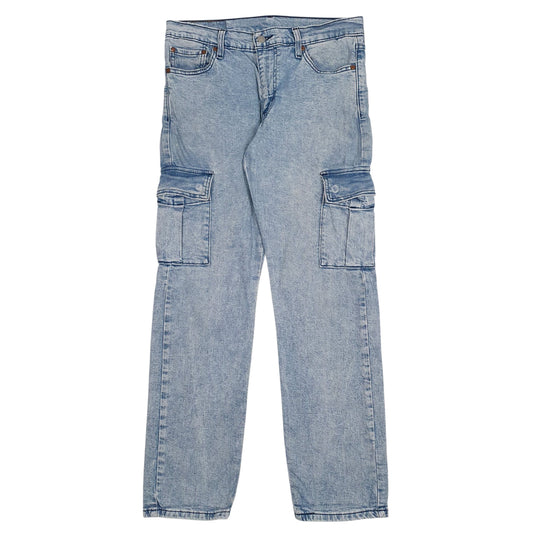 Mens Blue Levis Cargo 541 JeansW30 L30