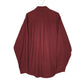Mens Burgundy L.L.Bean Herringbone  Shirt