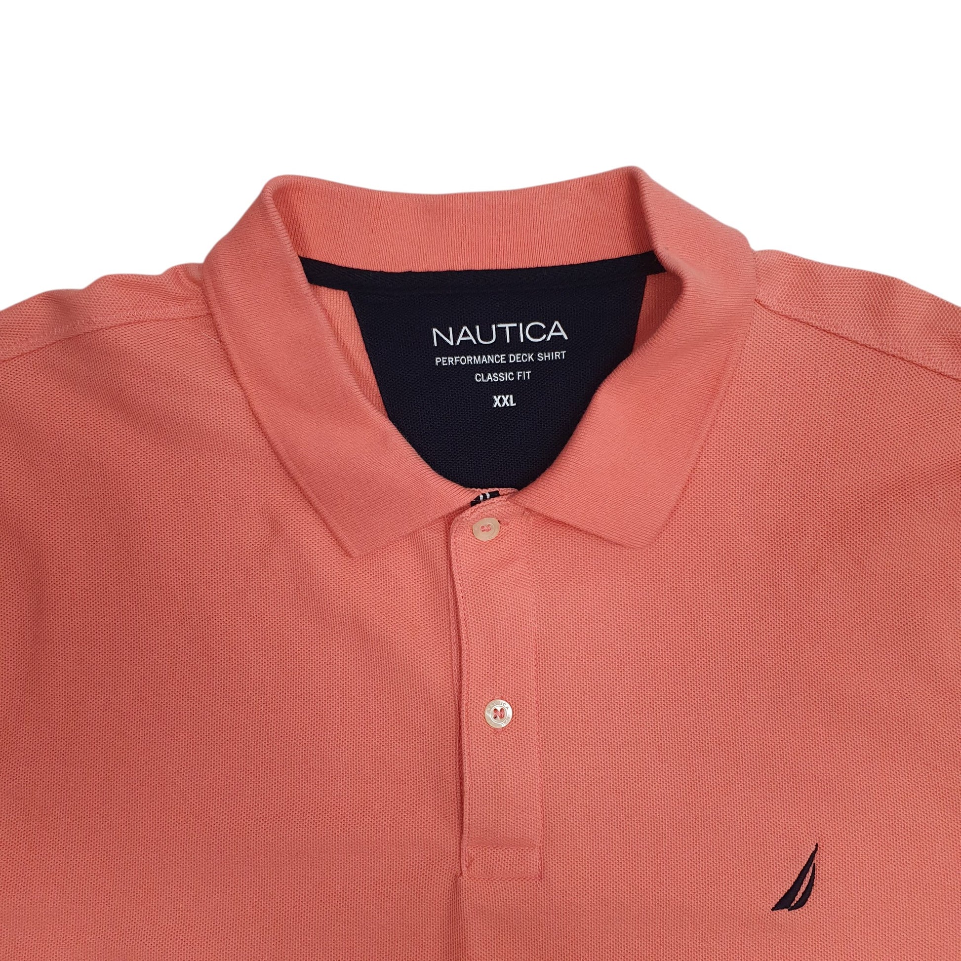 Mens Pink Nautica   Polo Shirt