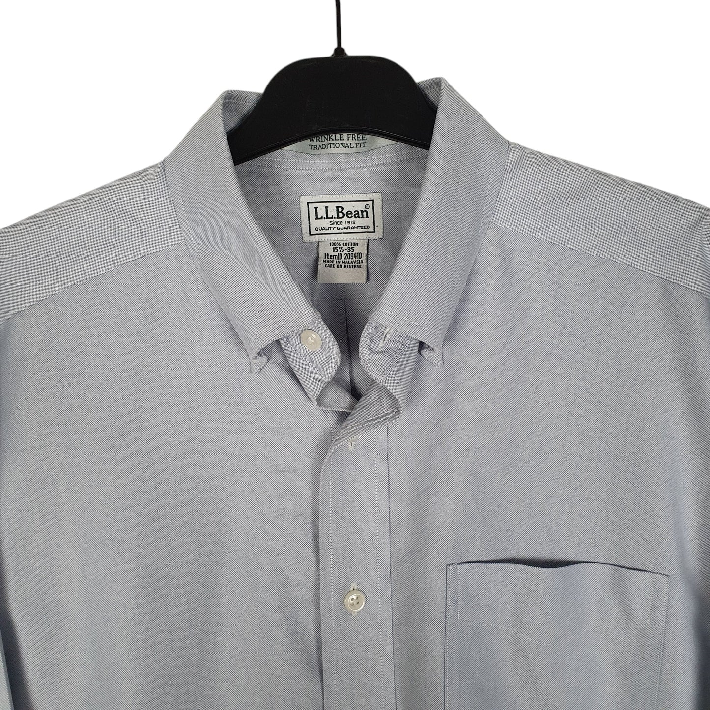 Mens Blue L.L.Bean   Shirt