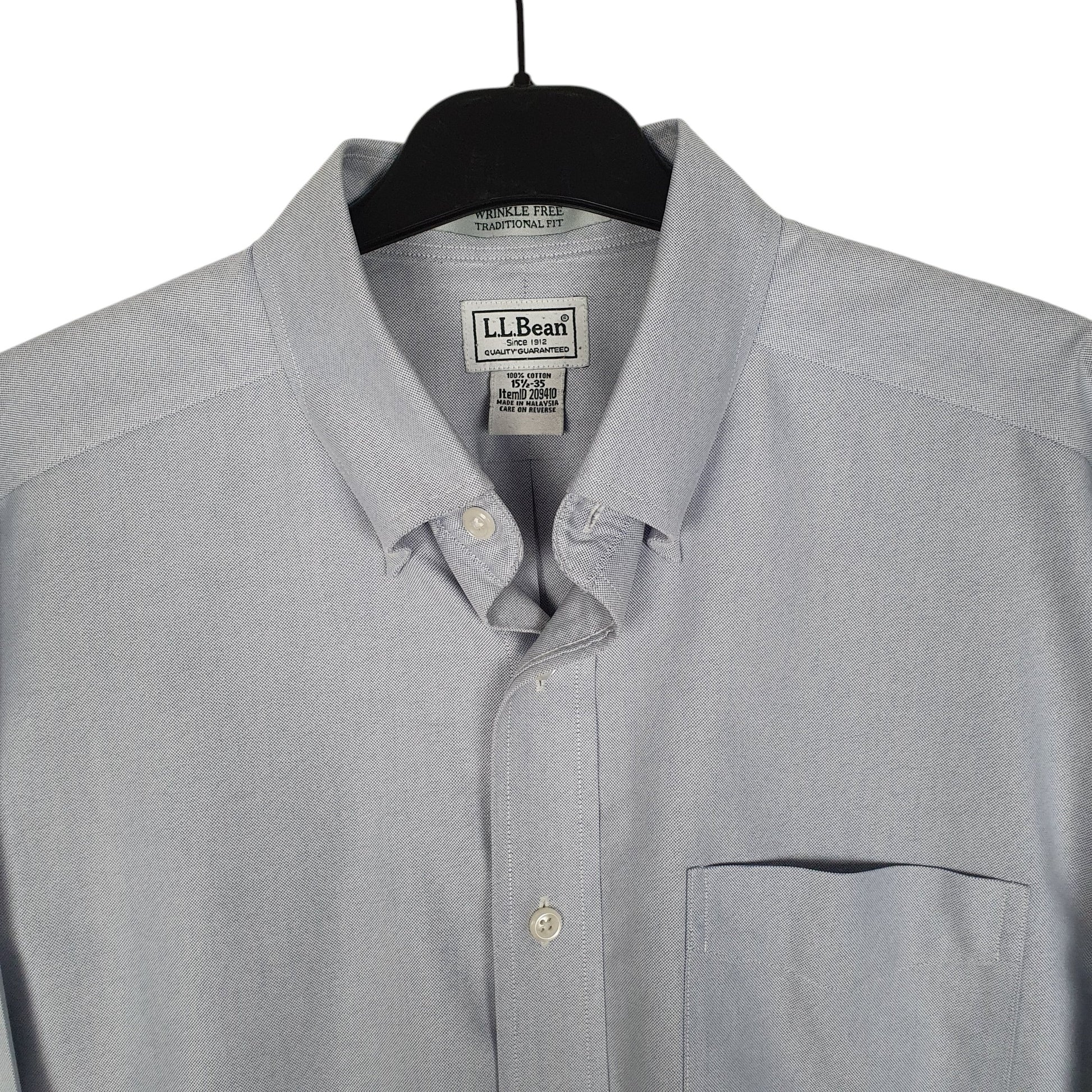 Mens Blue L.L.Bean   Shirt
