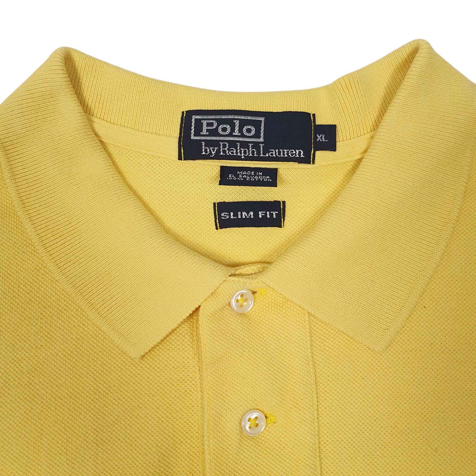 Mens Yellow Polo Ralph Lauren   Polo Shirt