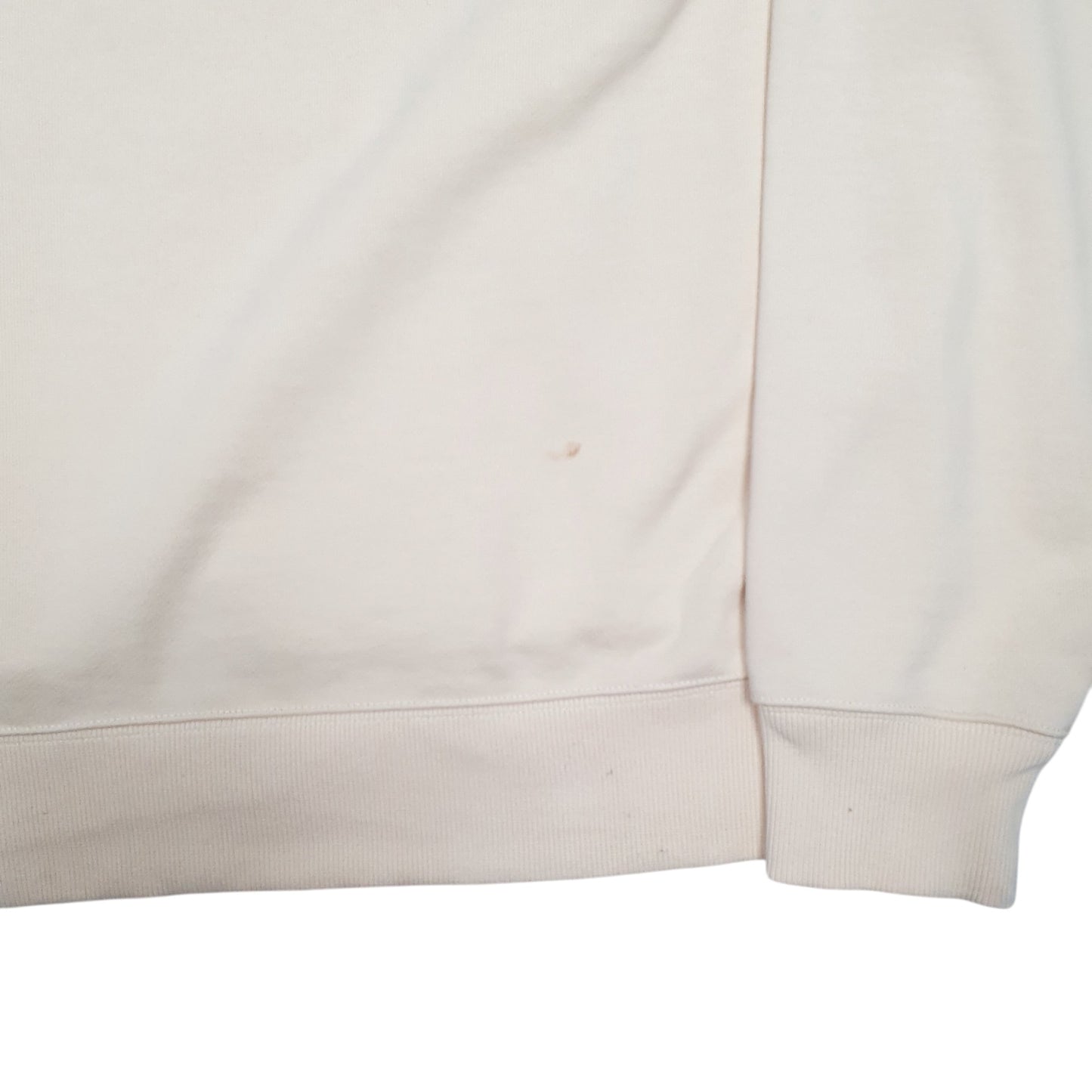 Mens Cream Lacoste Live Hoodie Jumper