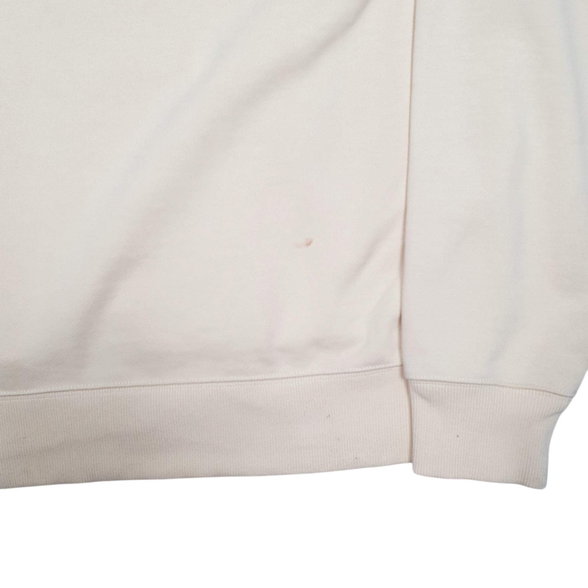 Mens Cream Lacoste Live Hoodie Jumper