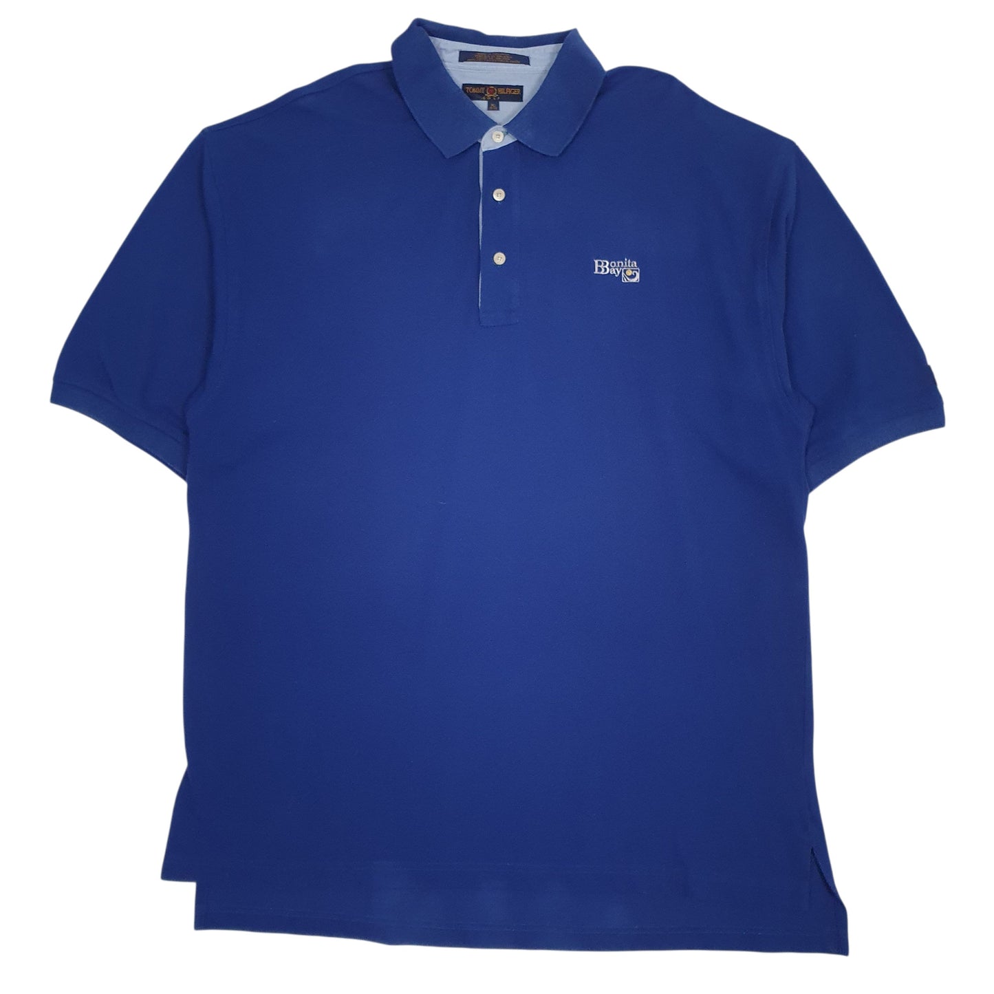 Mens Blue Tommy Hilfiger Golf Short Sleeve Polo Shirt