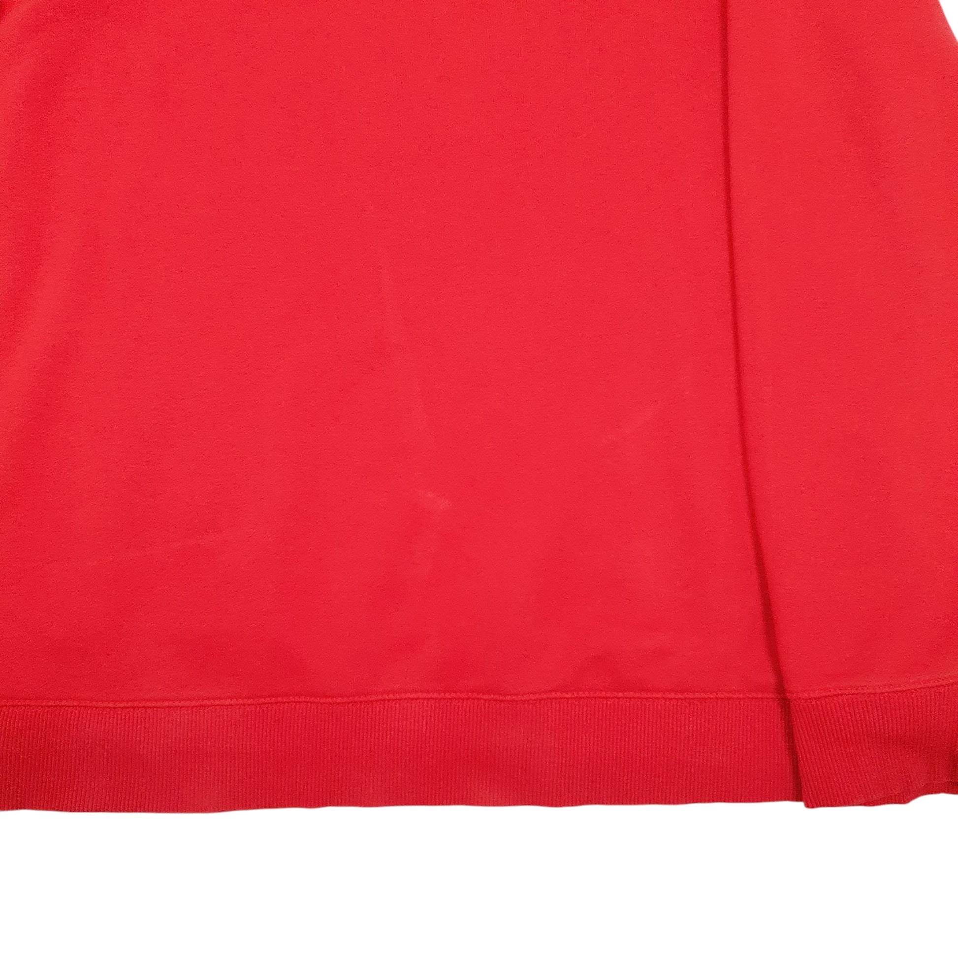 Mens Red Tommy Hilfiger  Crewneck Jumper