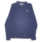 Mens Navy Fila  Long Sleeve Polo Shirt