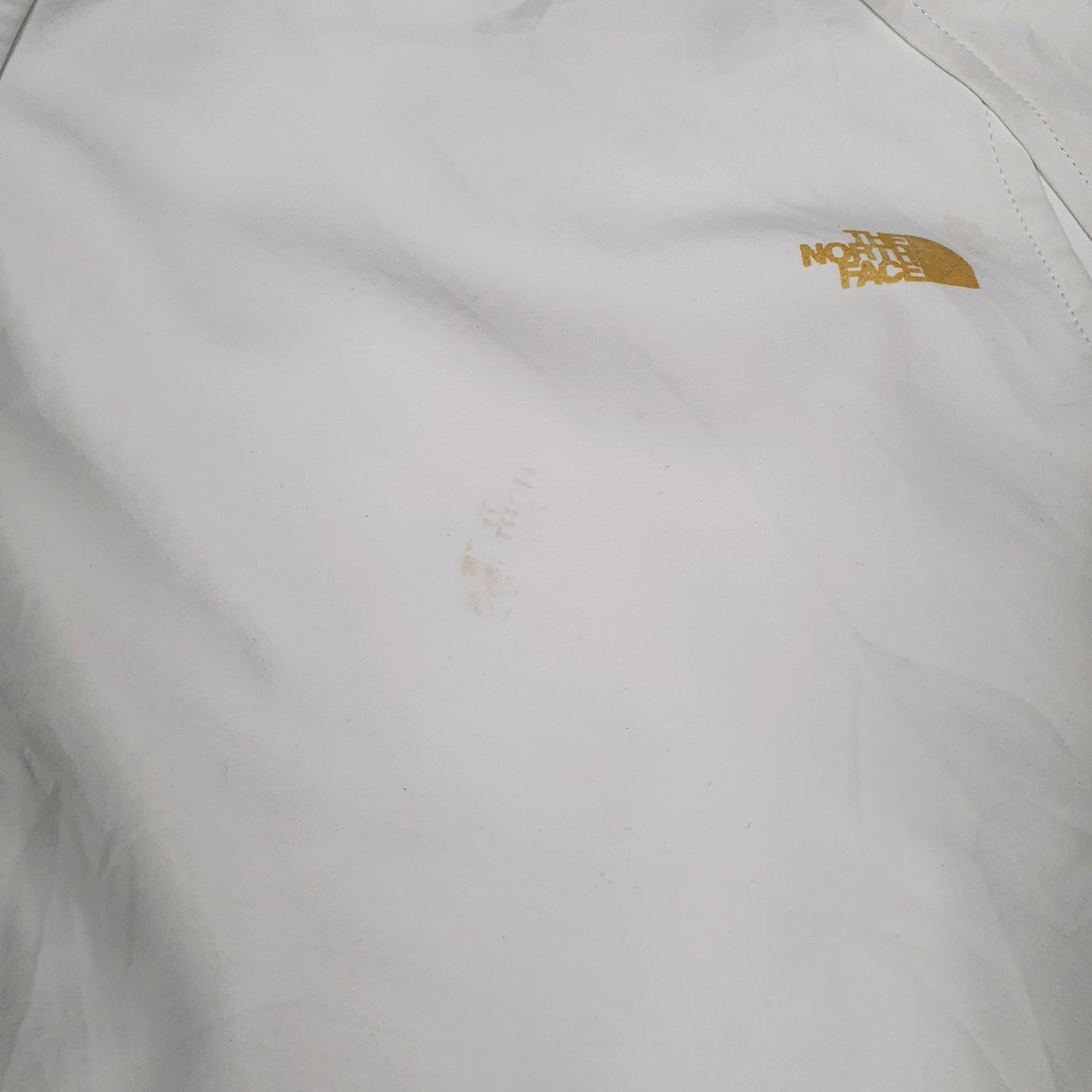 Womens White The North Face Recco Skiing Hooded Hoodie Coat