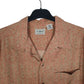 Mens Tan L.L.Bean Aztec Loose Fit  Shirt
