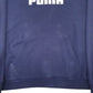 Mens Navy Puma Spellout Hoodie Jumper