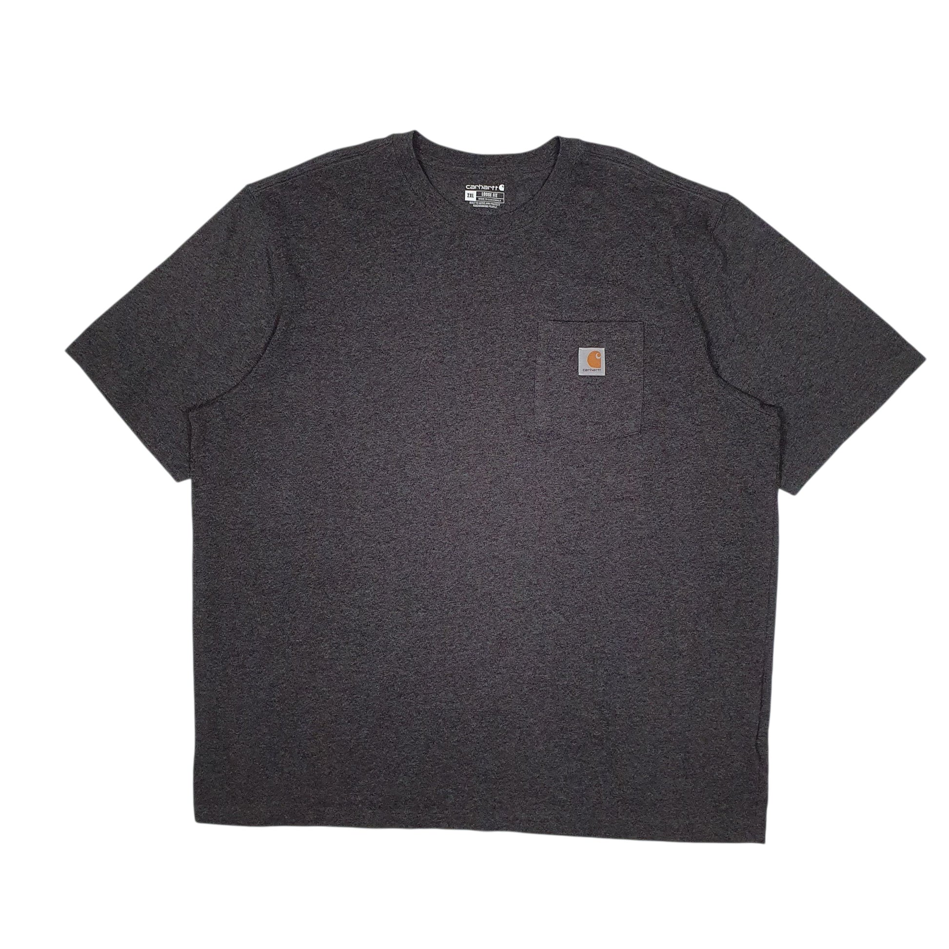 Mens Grey Carhartt  Short Sleeve T Shirt