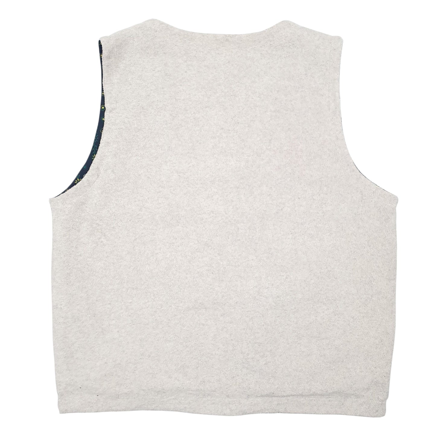 Mens Grey Adidas Vintage 90s Reversible Fleece  Coat