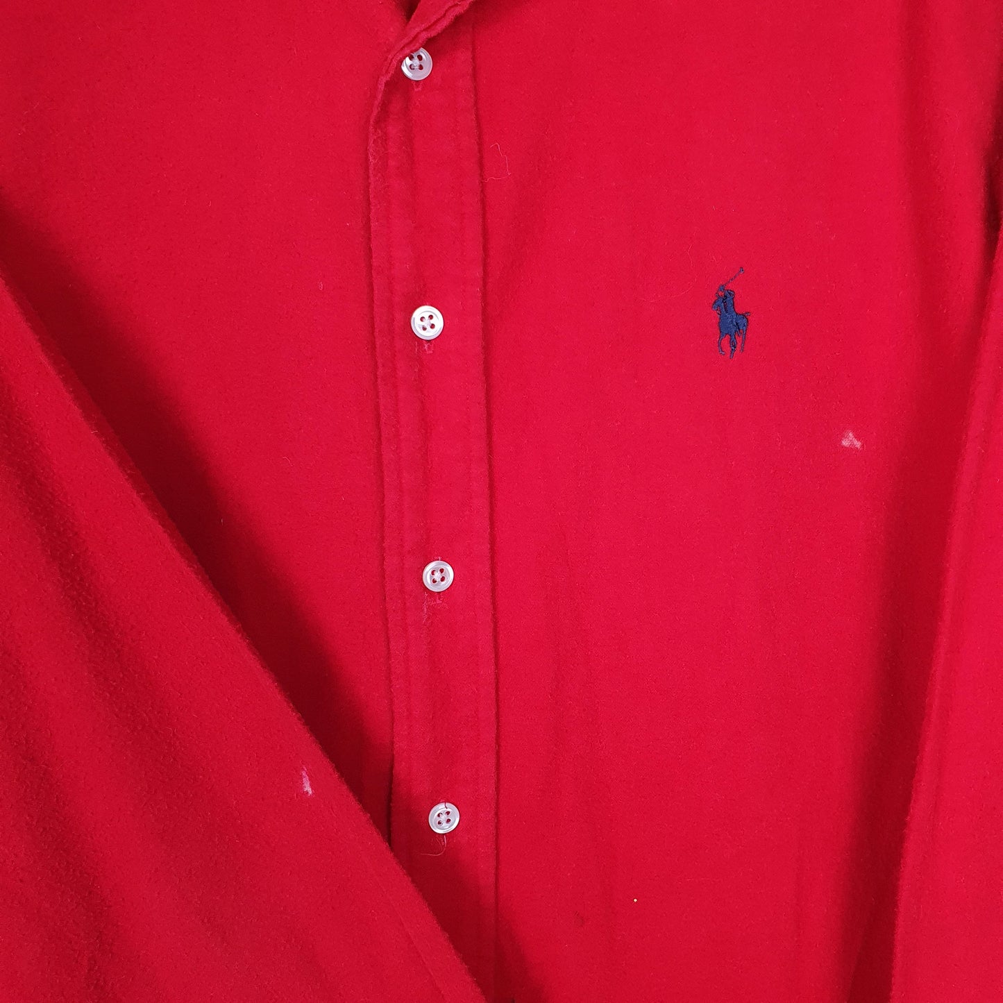 Mens Red Ralph Lauren Vintage 90s Chamois  Shirt