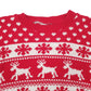 Womens Red Unbranded Christmas Made In The UK Crewneck Jumper