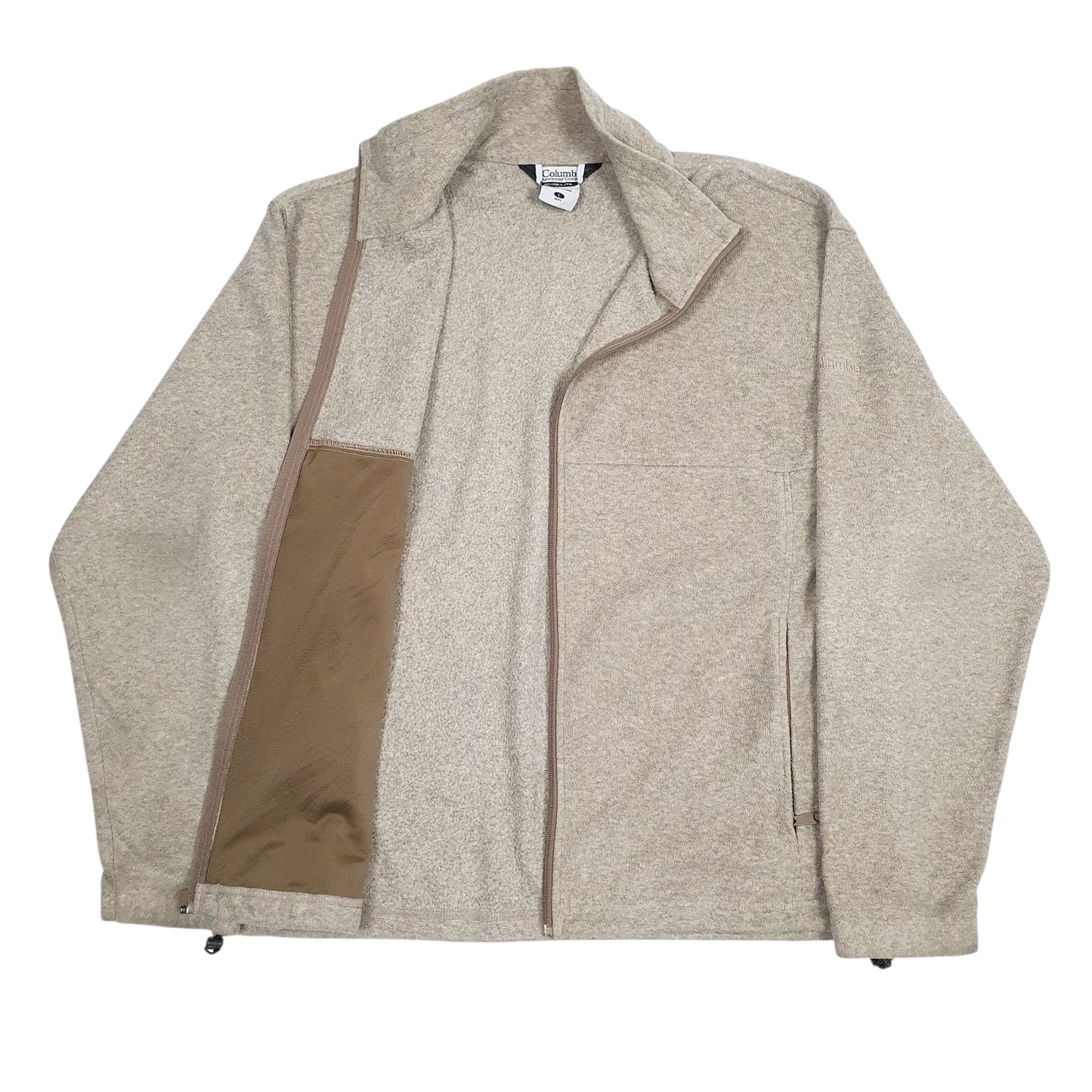 Mens Brown Columbia Sportswear Company  Full Zip Jumper