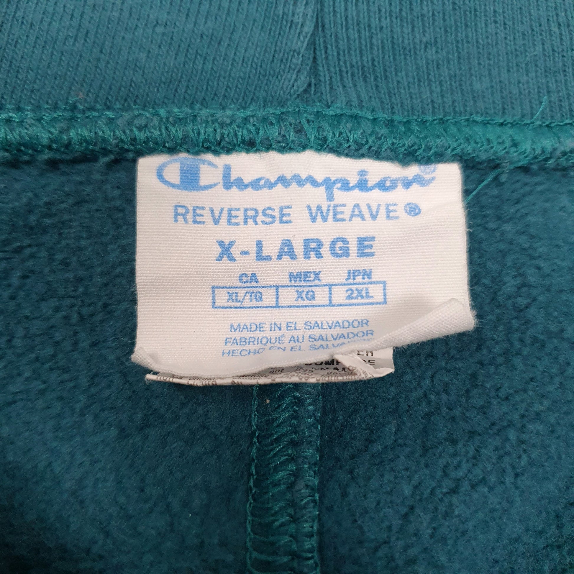 Mens Blue Champion Reverse Weave Hoodie Trousers