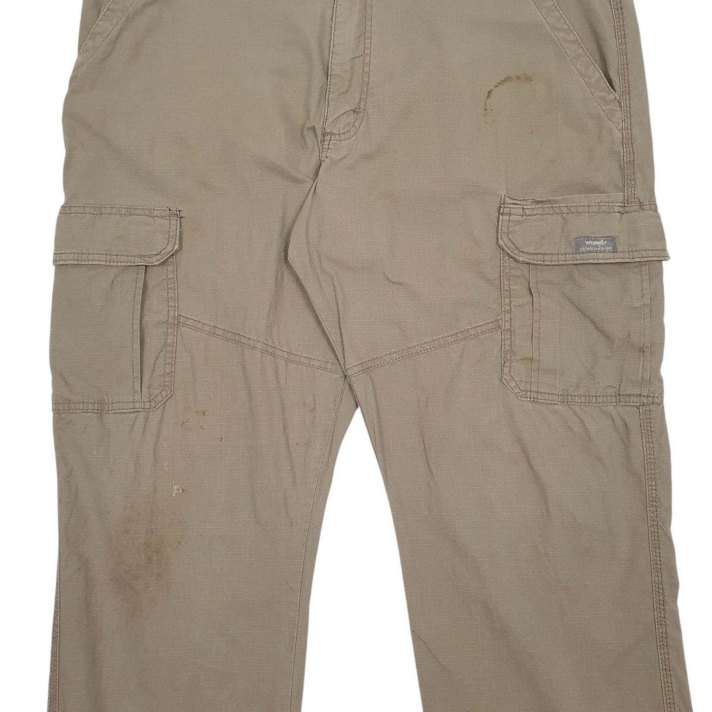 Mens Brown Wrangler   Trousers