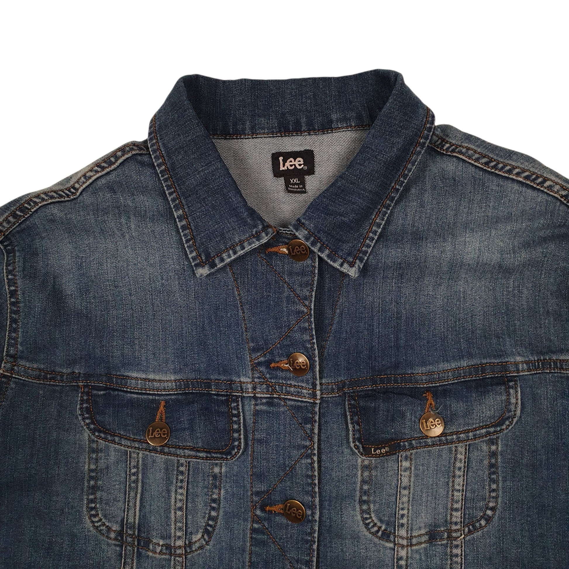 Womens Blue Lee Riders Stretch Type 3 Trucker  Coat