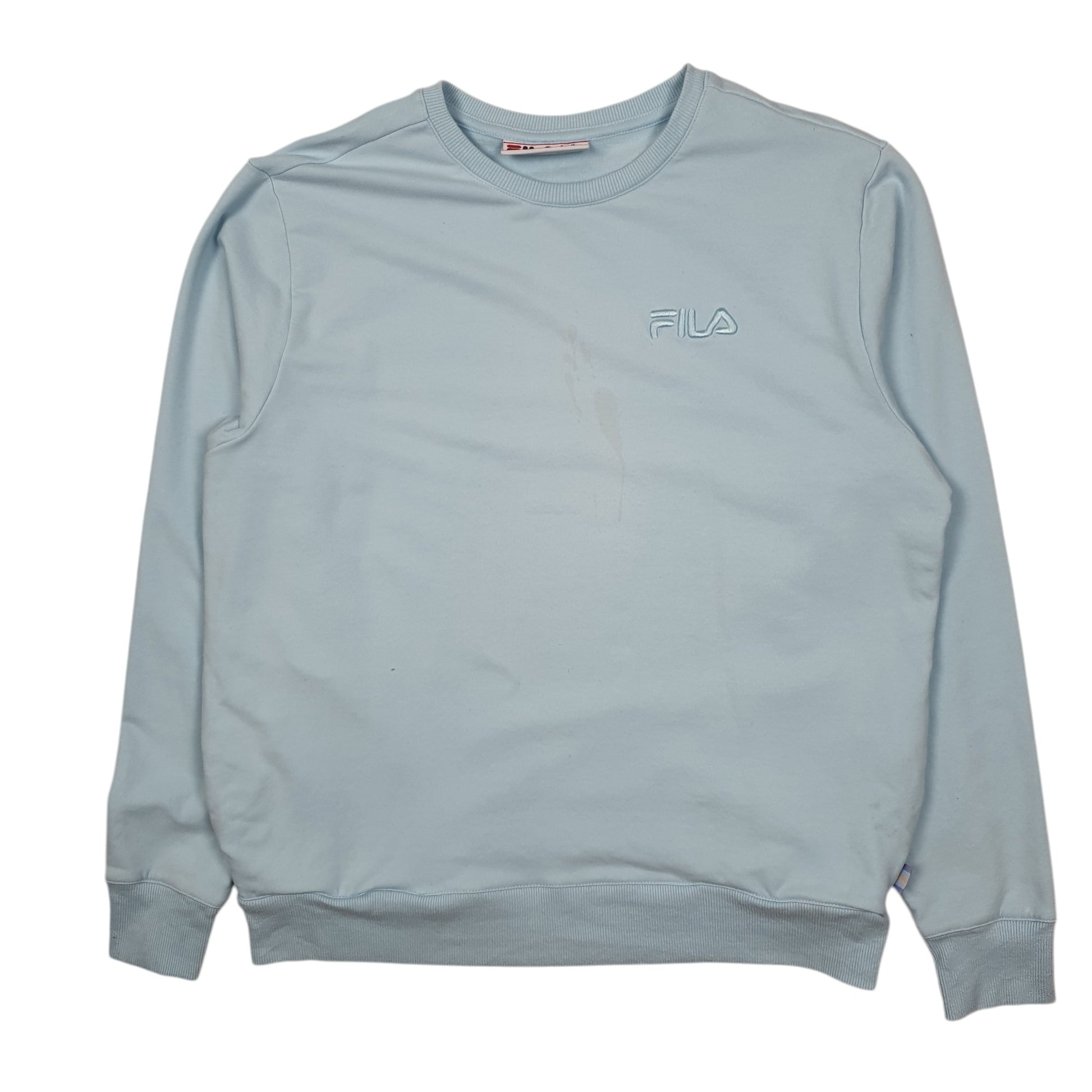 Mens Blue Fila  Crewneck Jumper