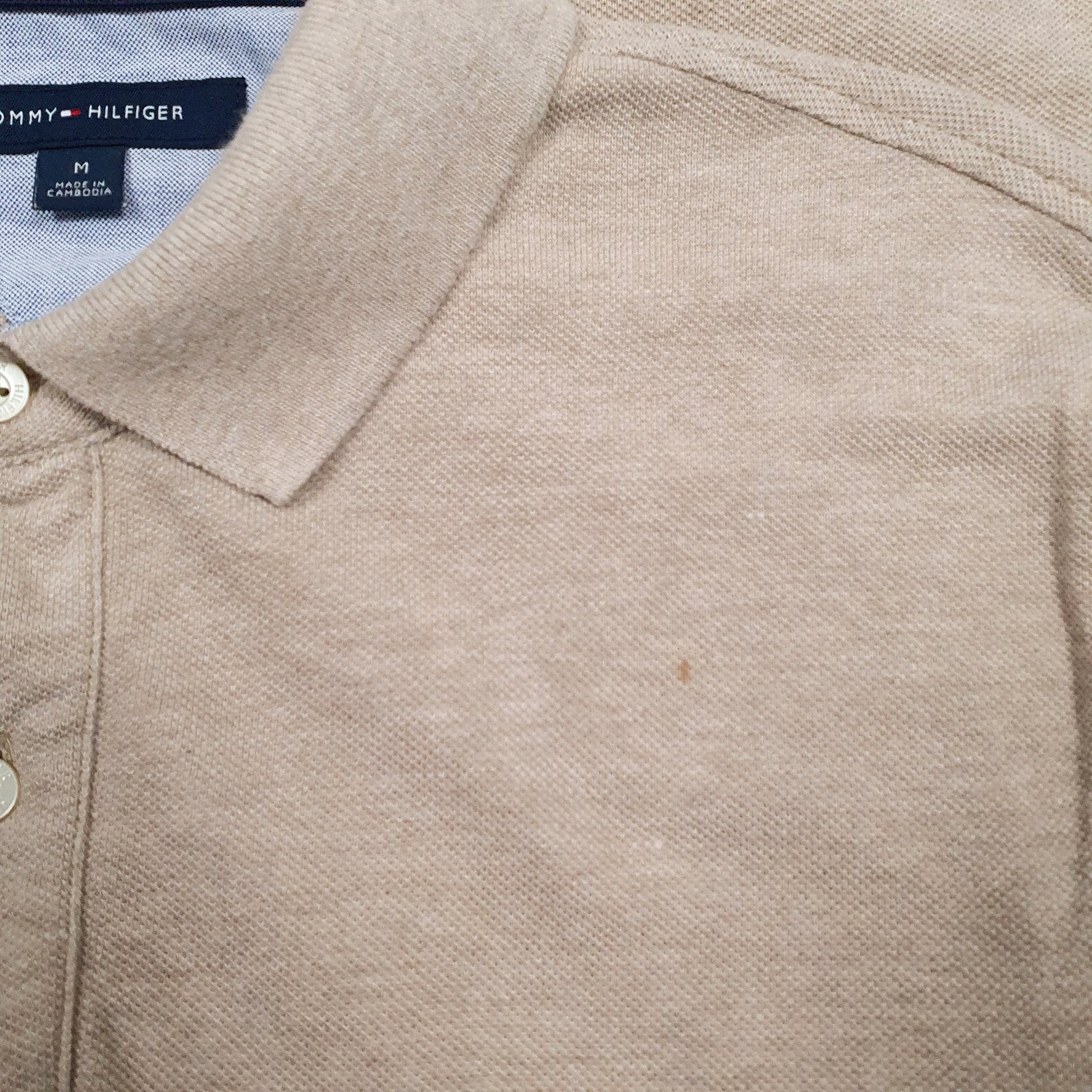 Mens Brown Tommy Hilfiger   Polo Shirt