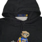 Mens Grey Polo Ralph Lauren Polo Bear Skiing Hoodie Jumper