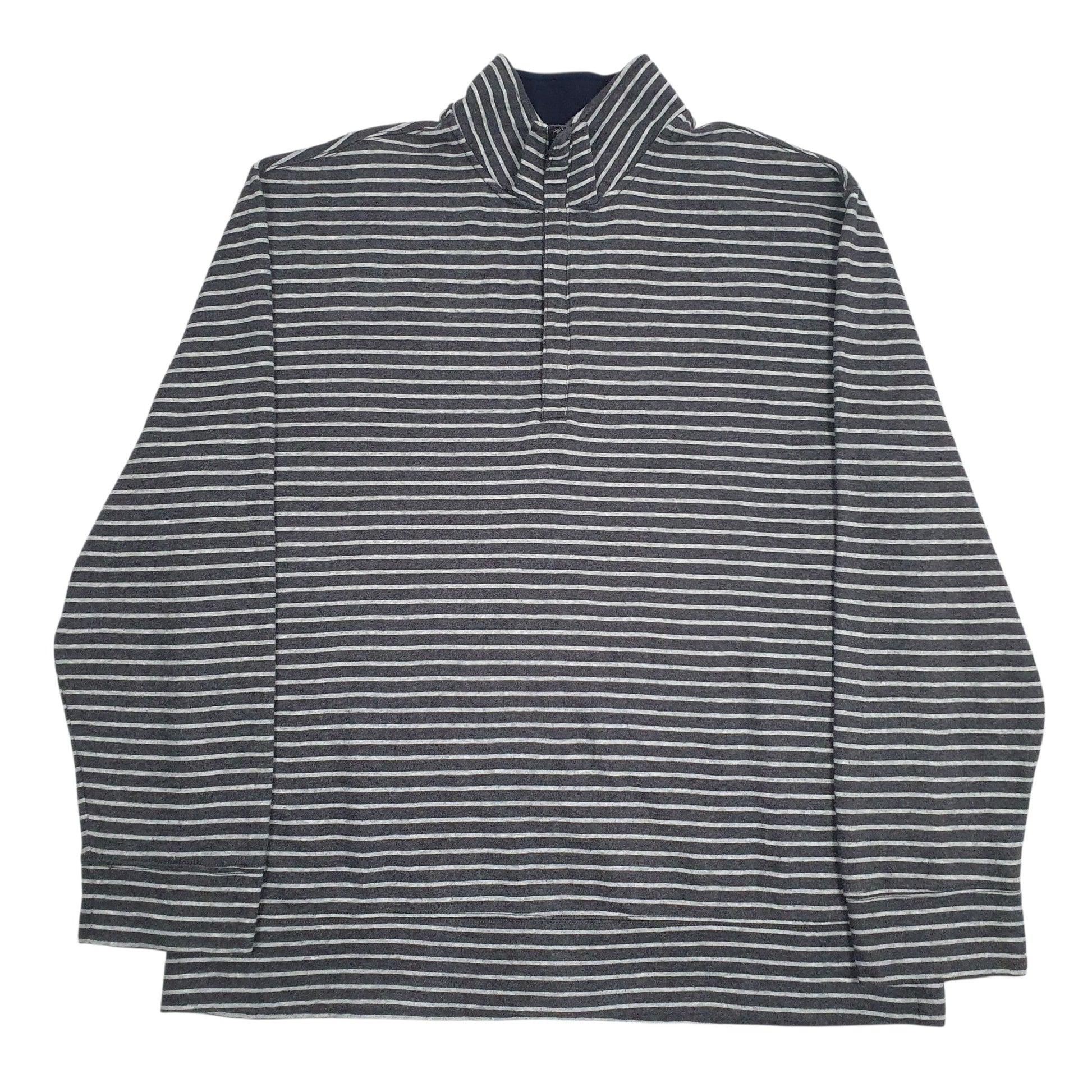 Mens Grey Nautica  Full Zip Jumper