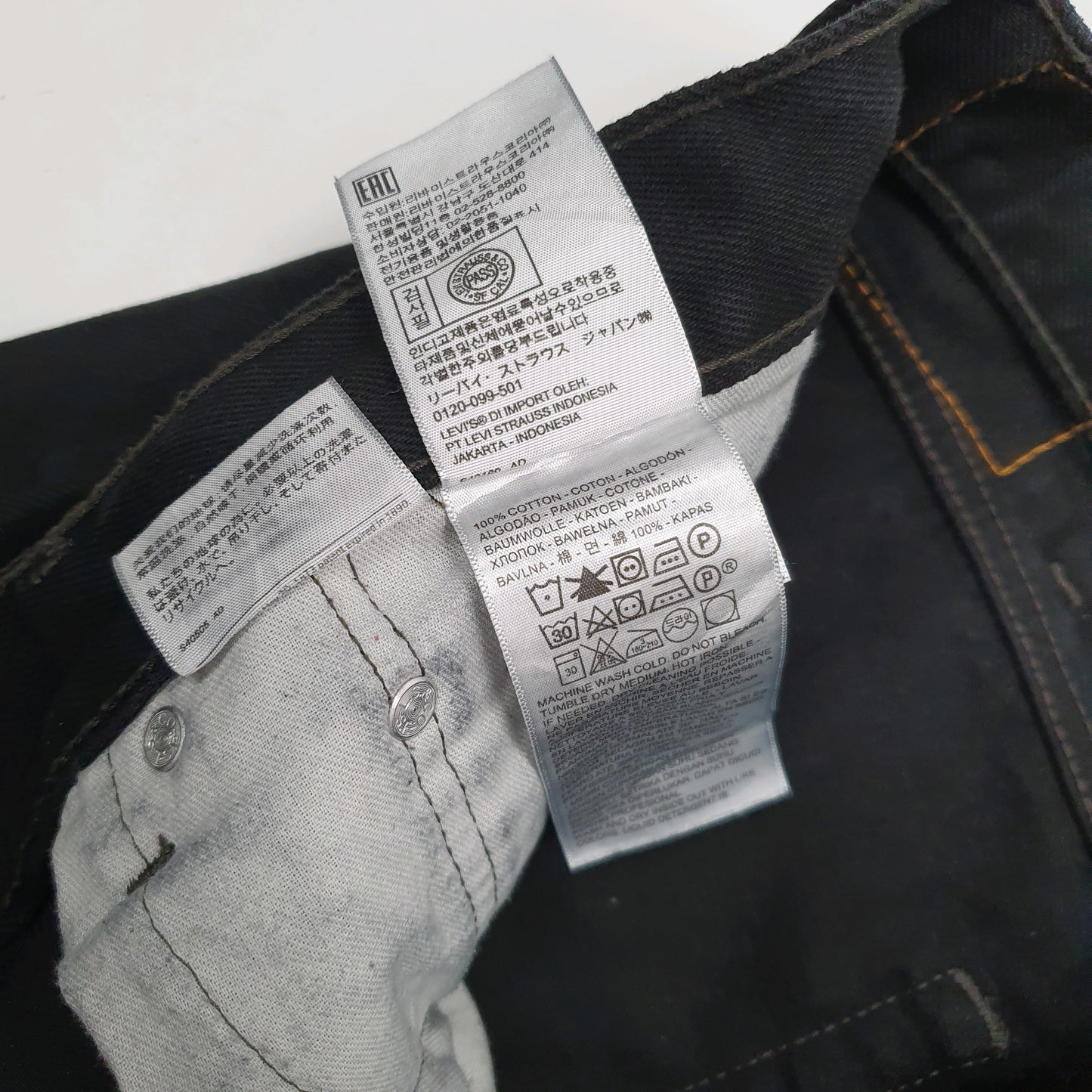 Mens Black Levis   Jeans