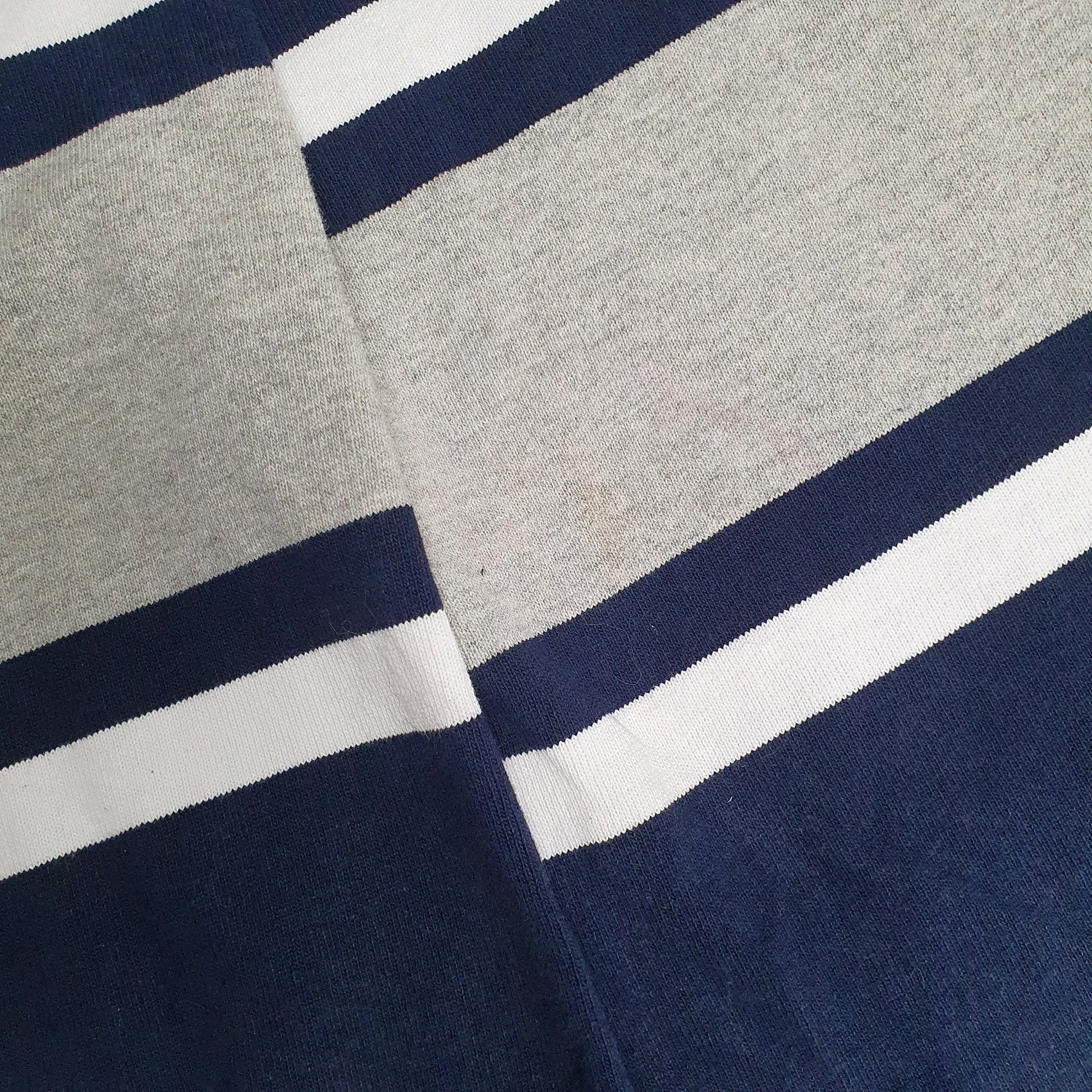 Mens Navy Barbarian Rugby Hoodie Polo Shirt