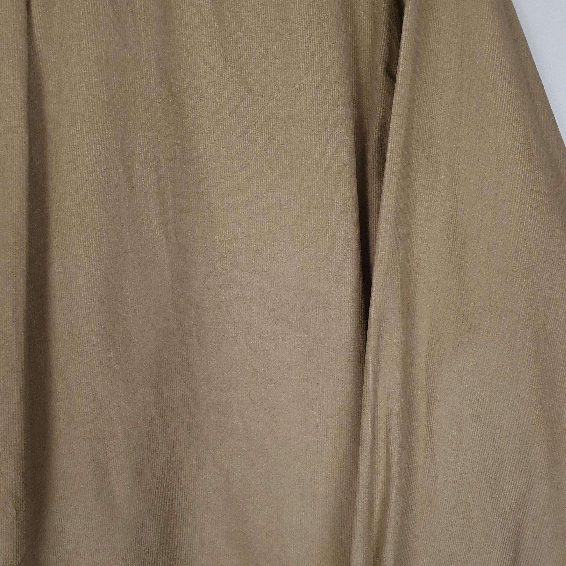 Mens Beige L.L.Bean Corduroy  Shirt