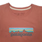 Mens Red Patagonia Spellout  T Shirt