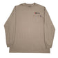 Mens Brown Carhartt  Long Sleeve T Shirt