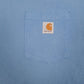 Mens Blue Carhartt   T Shirt