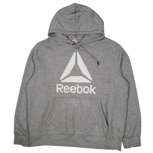 Mens Grey Reebok  Hoodie Jumper