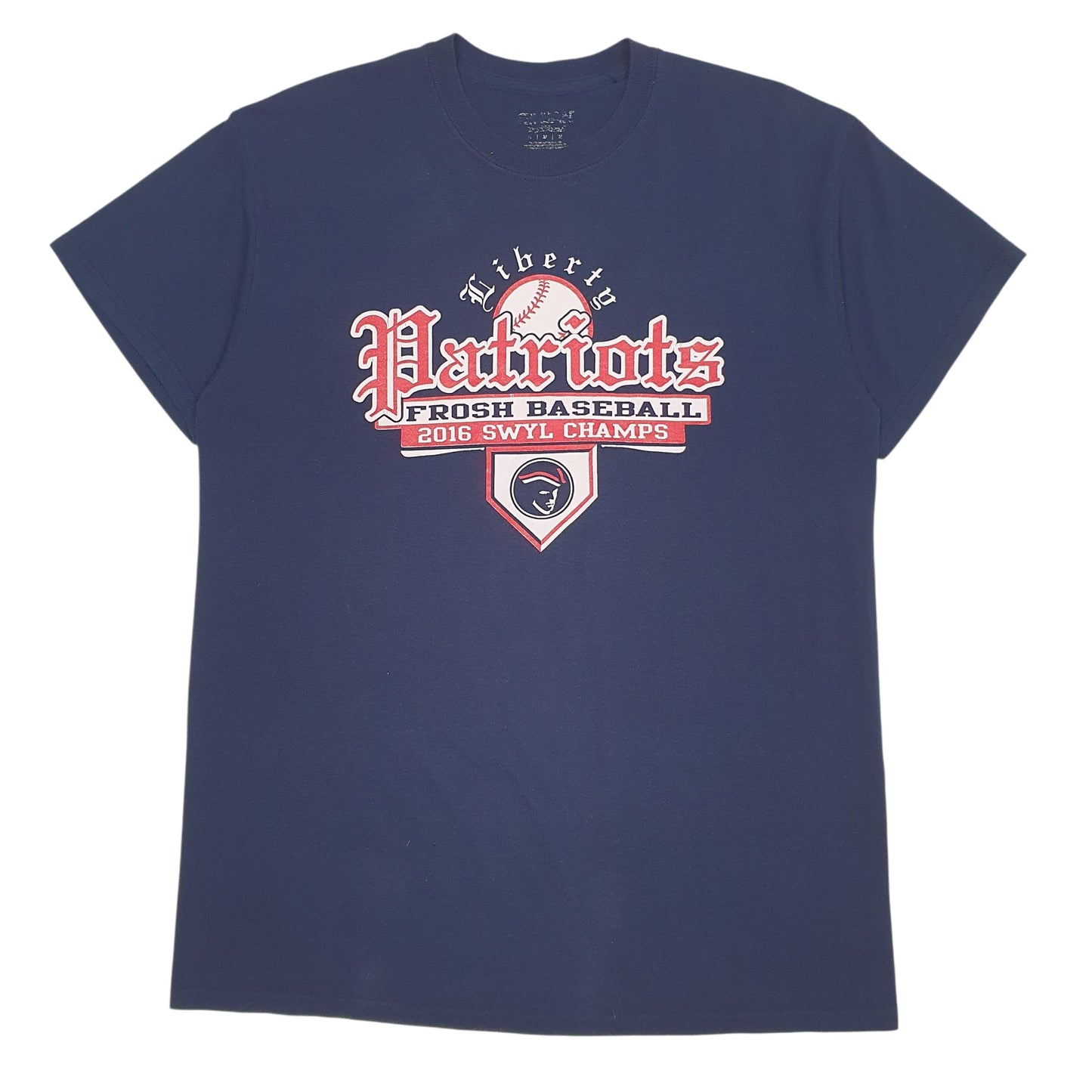 Mens Navy Gildan  Short Sleeve T Shirt