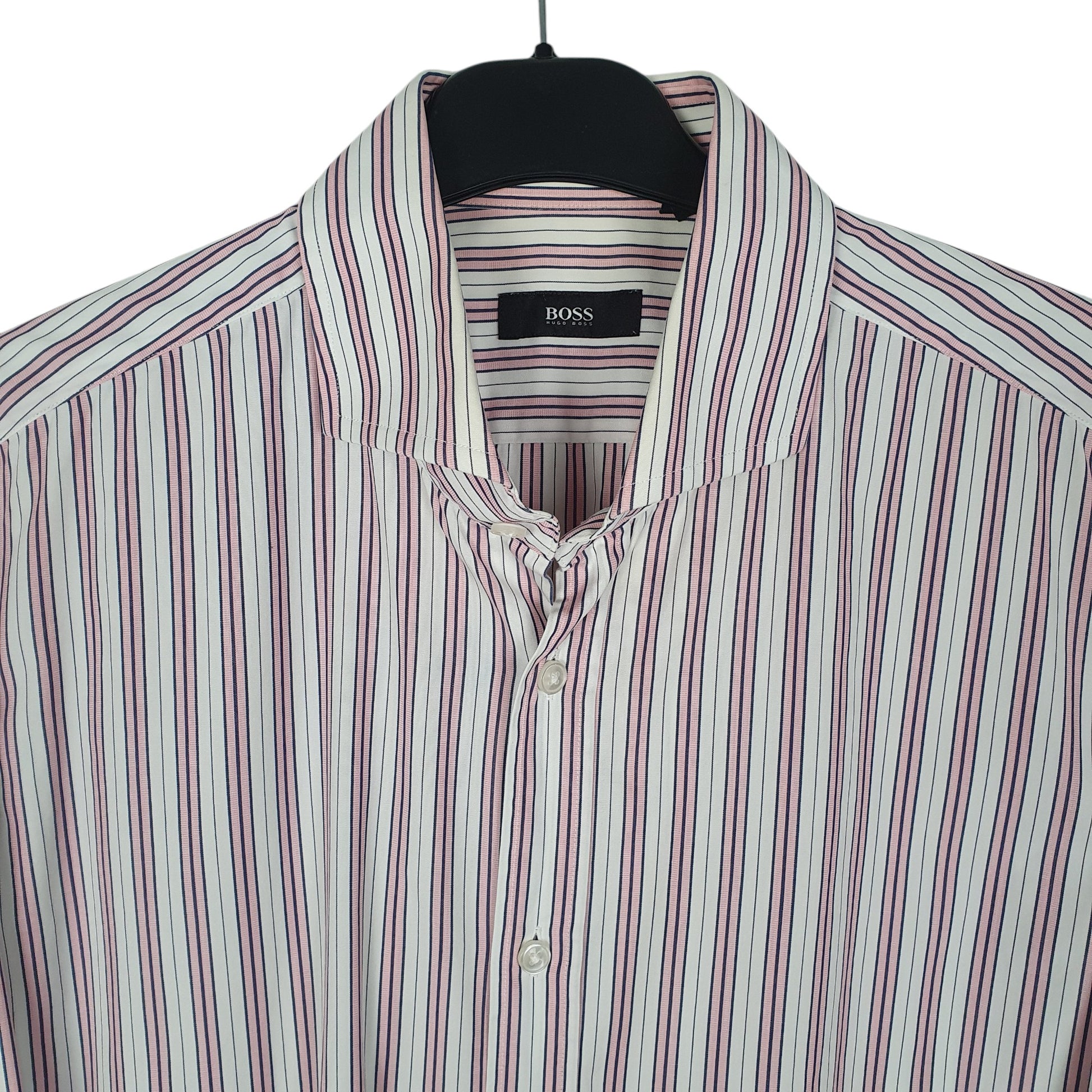 Mens Pink Hugo Boss   Shirt