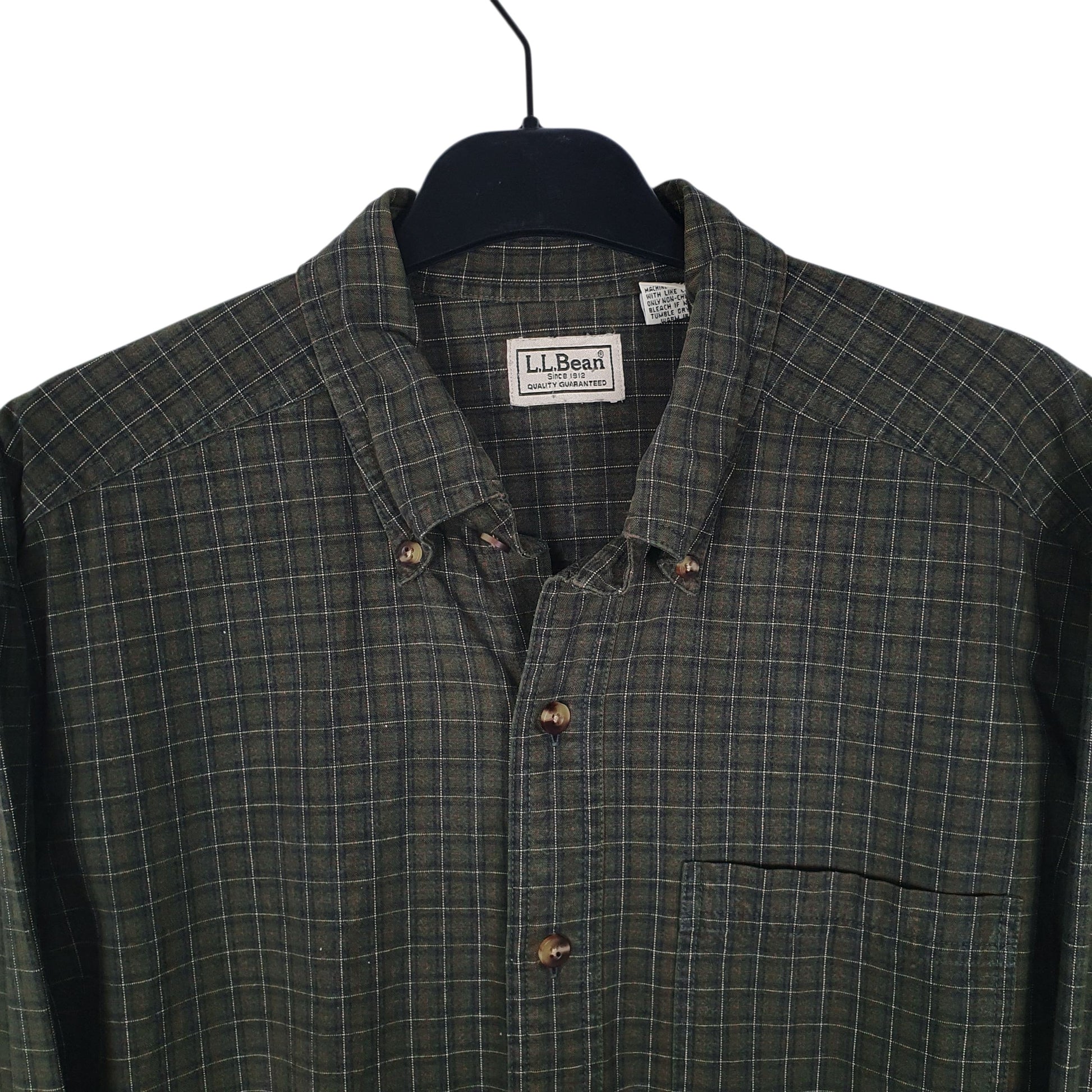 Mens Green L.L.Bean   Shirt