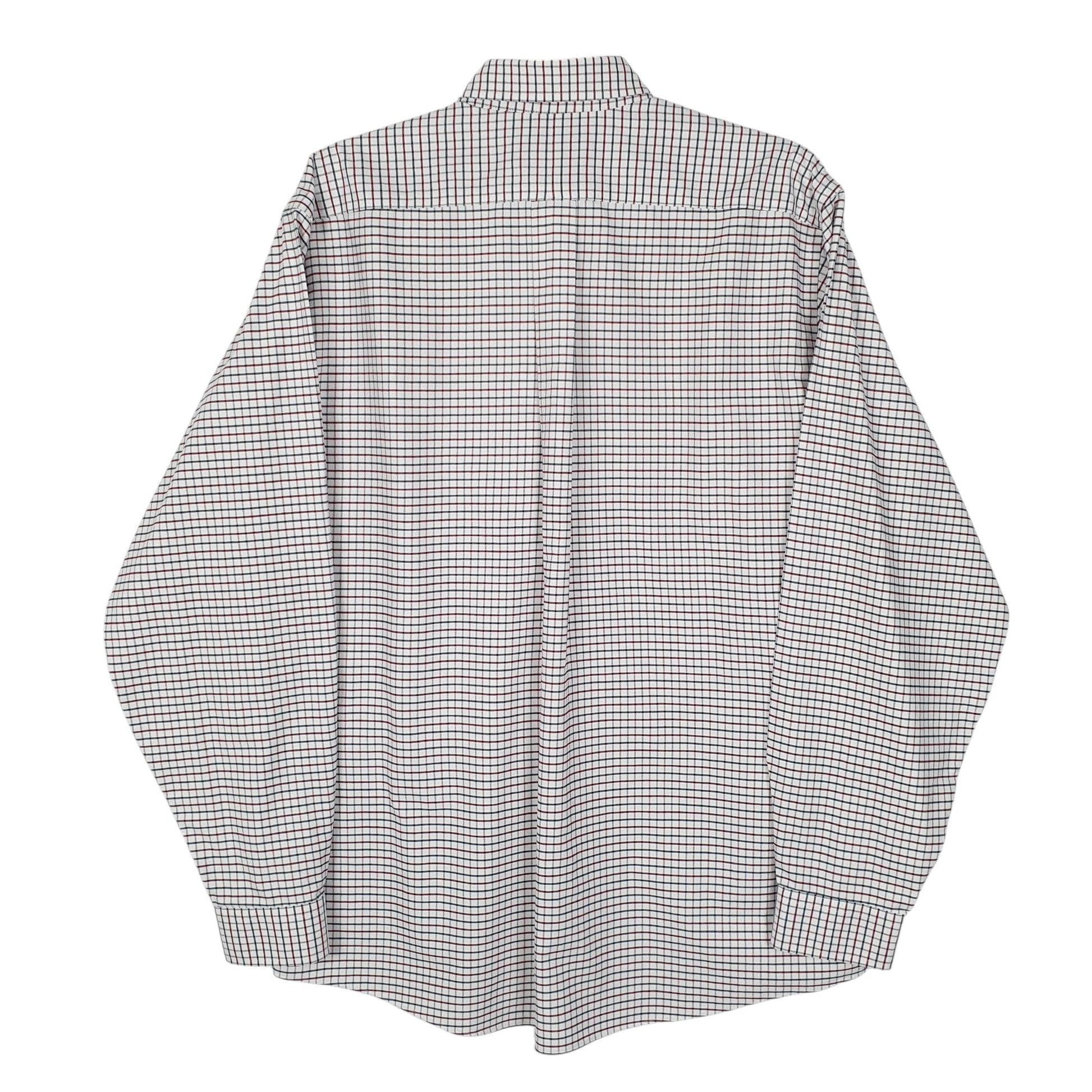 Mens Red L.L.Bean Traditional  Shirt