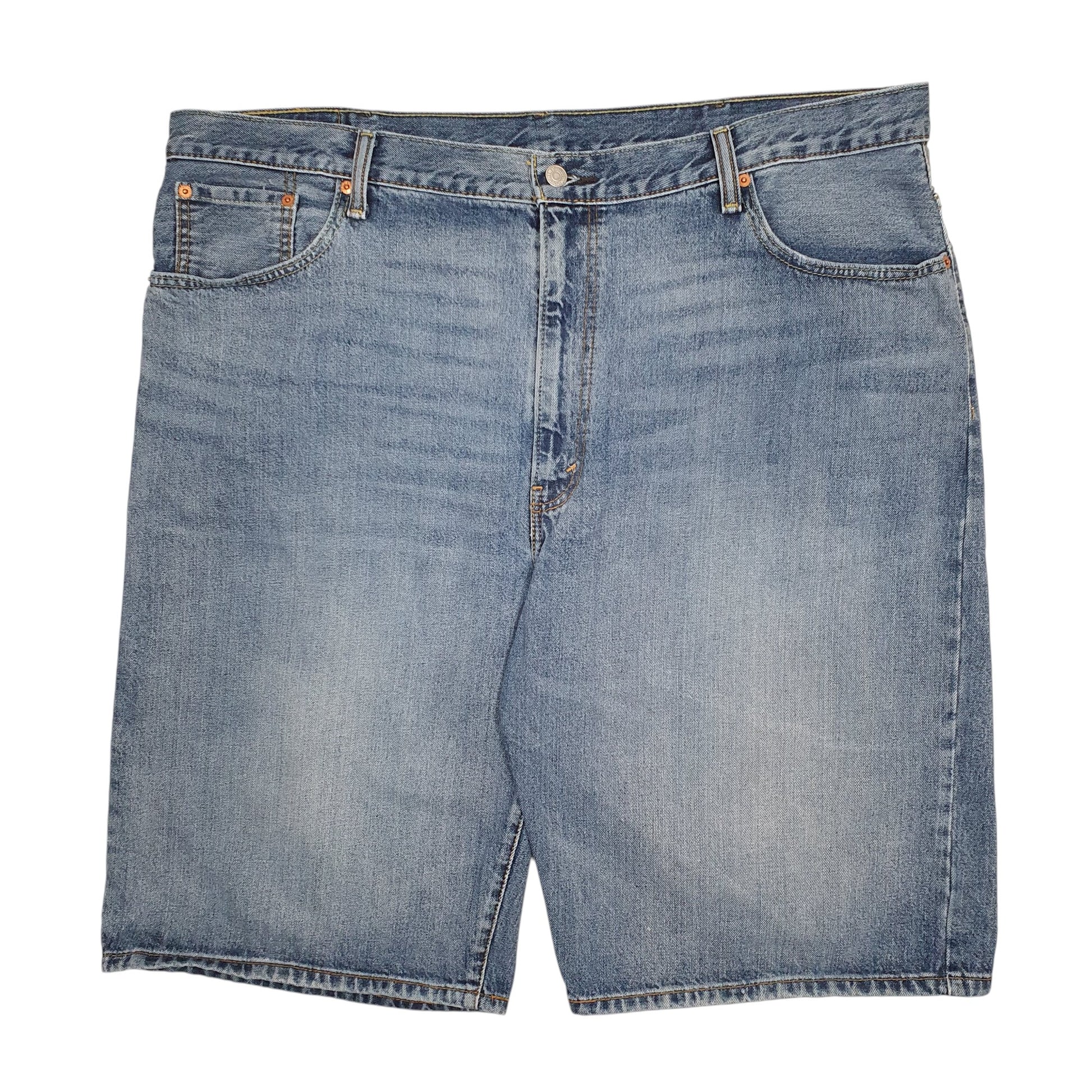 Mens Blue Levis 569 Denim Shorts