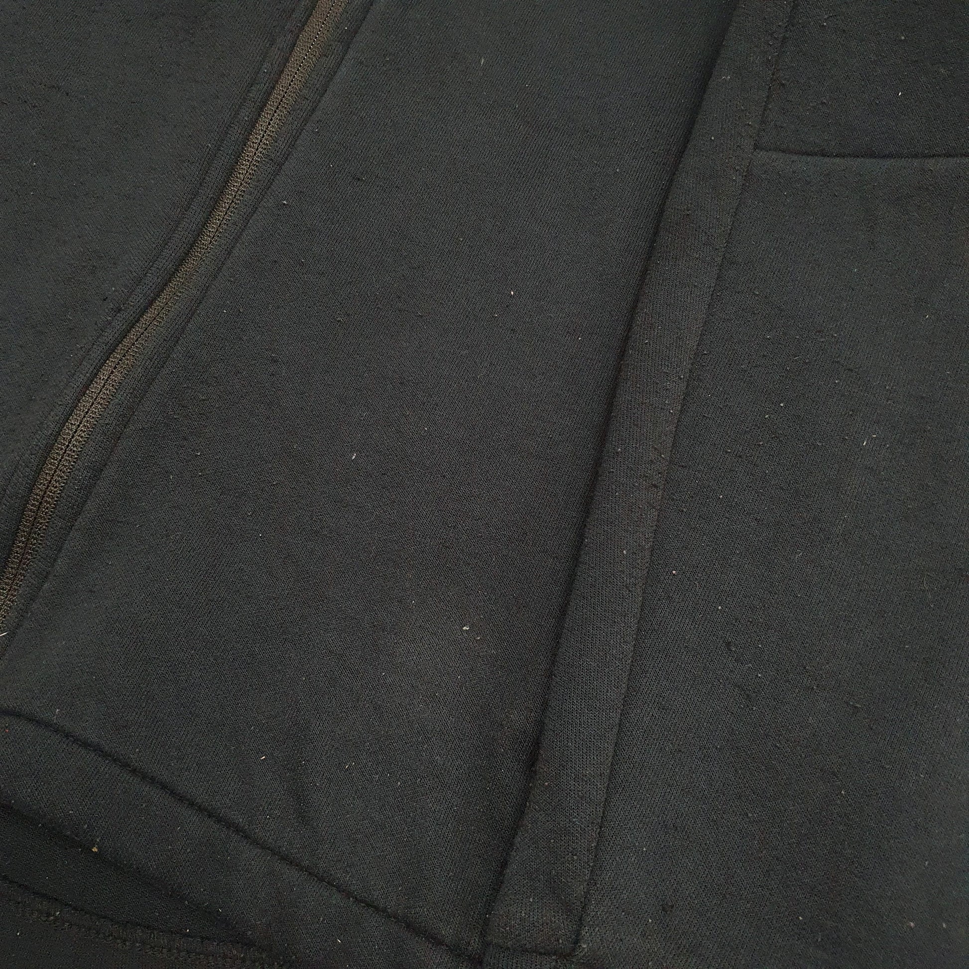 Mens Black Puma Hoodie Full Zip Jumper