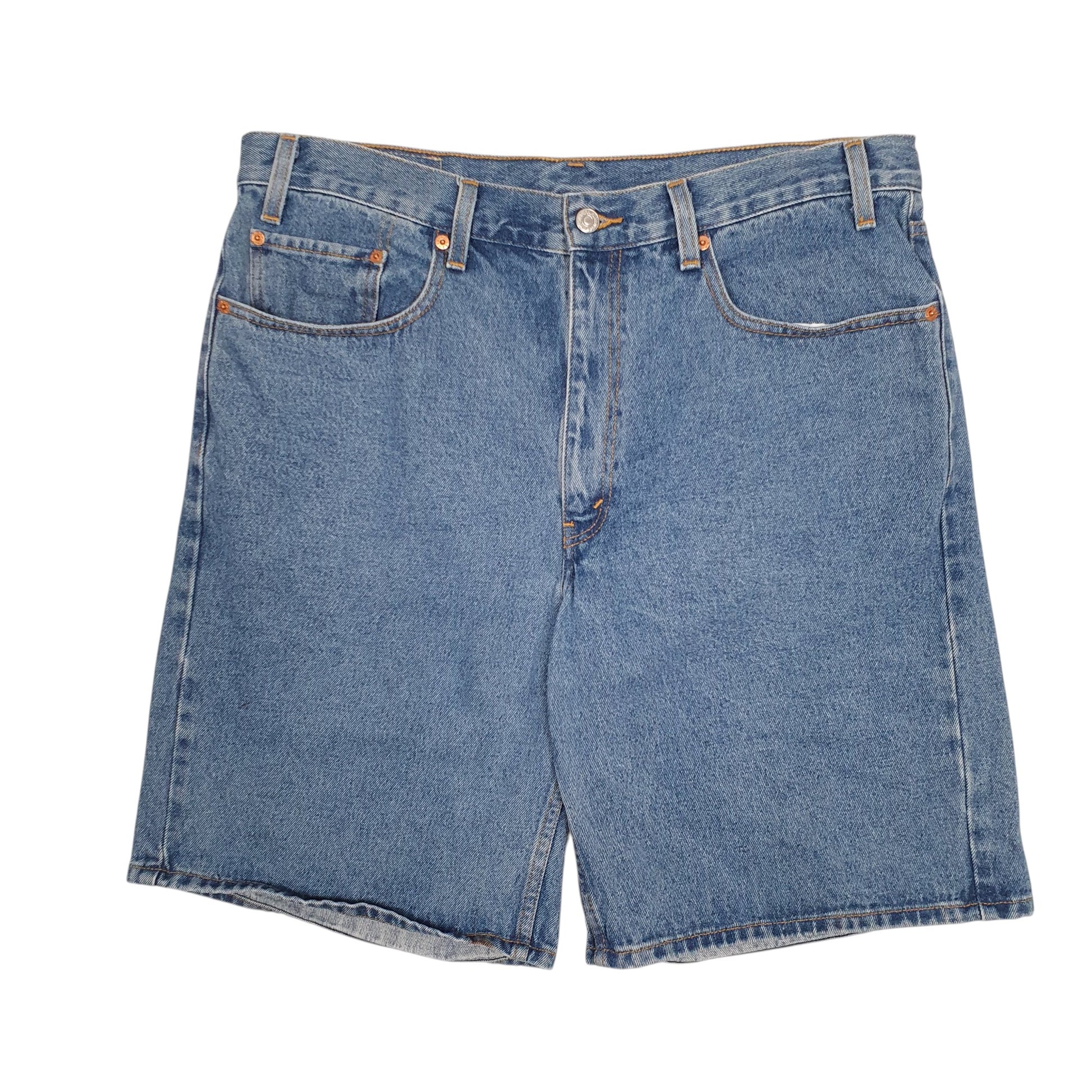 Mens Blue Levis 550 Denim Shorts