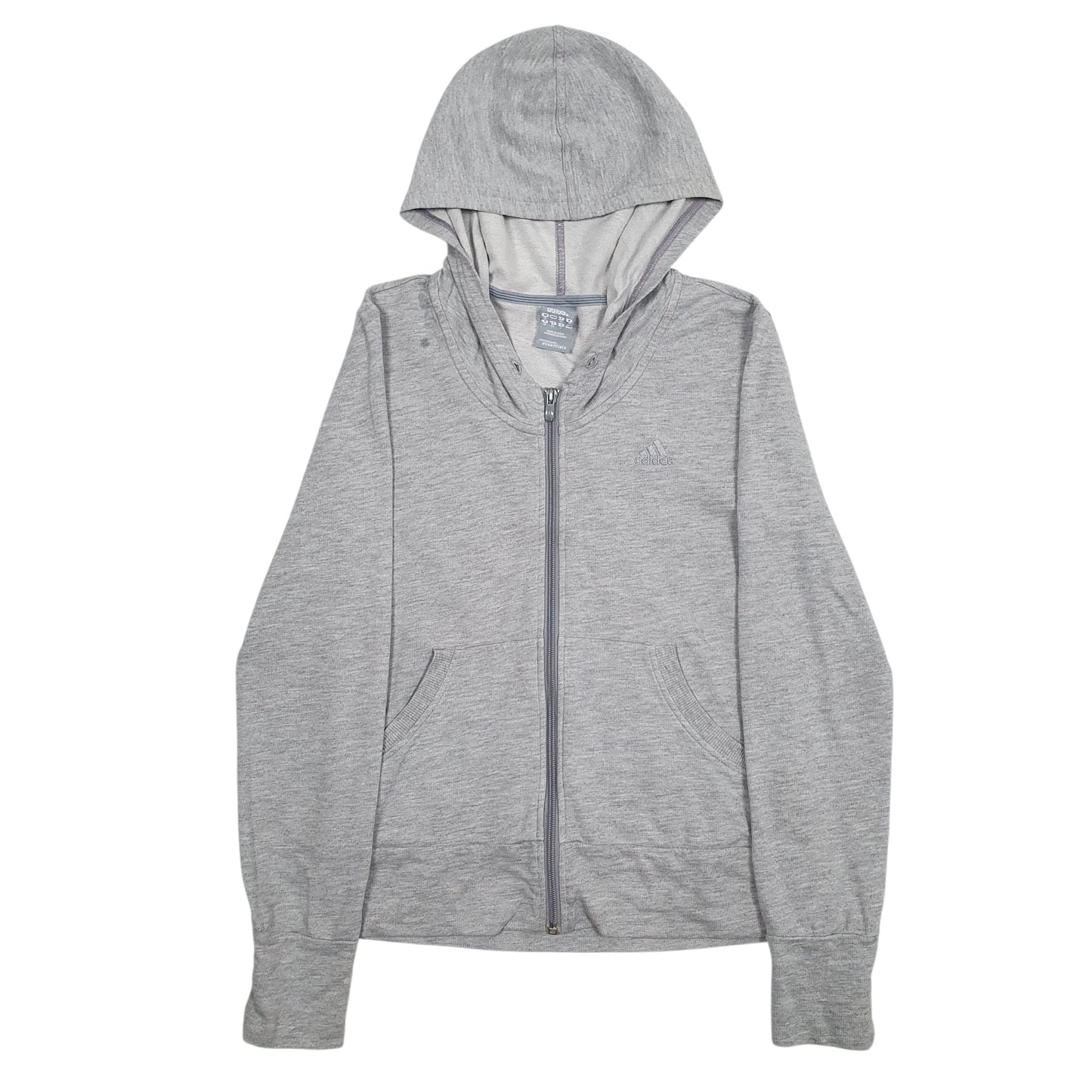 Mens Grey Adidas  Full Zip Jumper